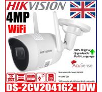 Hikvision DS-2CV2041G2-IDW 4MP Fixed Bullet 2-Way Audio IP WiFi Camera UK Stock