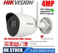 Hikvision DS-2CV2041G2-IDW 4MP WiFi IP Bullet Camera Mic Speaker Two-way Talk UK