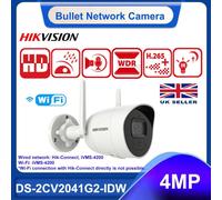 Hikvision DS-2CV2041G2-IDW 4MP WiFi WDR Fixed Bullet IP Camera 2-Way Audio UK