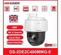 Hikvision DS-2DE2C400MWG-E 4MP Auto-tracking Colorvu IP Camera 2-Way Audio IP66