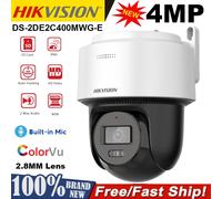 HIKvision DS-2DE2C400MWG-E 4MP PTZ POE Security IP Camera Smart Hybrid-light Mic