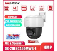Hikvision DS-2DE2C400MWG-E 4MP Smart Light PT Camera 2-Way Audio Auto-tracking