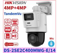 Hikvision DS-2SE2C400MWG-E/14 TandemVu 4MP+4MP ColorVu Hybrid Light IP Camera