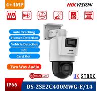 Hikvision DS-2SE2C400MWG-E/14 TandemVu 4MP+4MP ColorVu Hybrid Light IP Camera