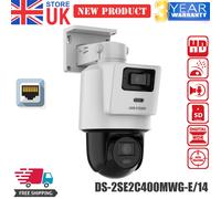 Hikvision DS-2SE2C400MWG-E/14 TandemVu 4MP+4MP Fixed Lens POE PT IP Camera