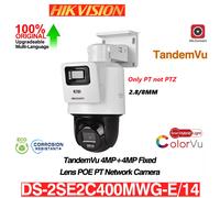 Hikvision DS-2SE2C400MWG-E/14 TandemVu 4MP+4MP Pan-Tilt Camera PoE 2-Way Audio