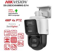 Hikvision TandemVu 4MP+4MP 4X PTZ PoE IP Camera 2 Way Audio DS-2SE3C404MWG-E/14