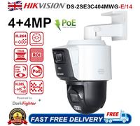 Hikvision DS-2SE3C404MWG-E/14 TandemVu 4MP 4X PTZ 2-Way Talk PoE IP Camera IR40M
