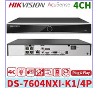 Hikvision NVR DS-7604NXI-K1/4P 12MP 4CH 4POE AcuSense 4K Network Video Recorder
