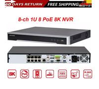 Hikvision DS-7608NI-M2/8P 32MP 8K 8CH 8 PoE 2SATA NVR IP Network Video Recorder