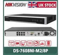 Hikvision DS-7608NI-M2/8P NVR 8K 8CH 8 PoE Port HDMI/VGA Network Video Recorder