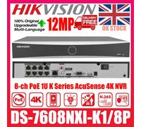 Hikvision DS-7608NXI-K1/8P 8CH 12MP CCTV 8 Channel 4MP Network Video Recorder