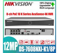 Hikvision DS-7608NXI-K1/8P AI 8CH PoE Smart AcuSense 12MP Network Video Recorder