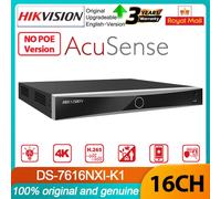 Hikvision DS-7616NXI-K1 12MP 16CH NO-POE AcuSense K Series NVR Video Recorder UK