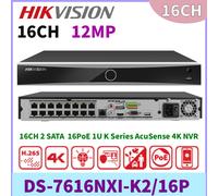 Hikvision DS-7616NXI-K2/16P 16CH 2SATA 16PoE AcuSense 4KNetwork Video Recorder