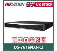Hikvision DS-7616NXI-K2 AcuSense 16CH 4K NVR 2SATA 12MP Video Recorder No HDD