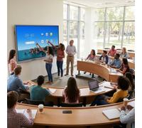 Hikvision DS-D5A86RB/A3 86 Inch interactive Display 86-inch 4K interactive flat panel display with Android platform, wireless sharing and multi-touch