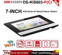 Hikvision DS-KH6320-WTE1 7" Video Intercom Network IP Indoor Station WiFi PoE