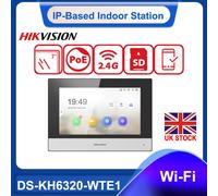 Hikvision DS-KH6320-WTE1 7" Video Intercom Network IP Indoor Station WiFi PoE