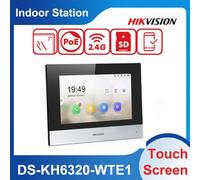 Hikvision DS-KH6320-LE1(B)/W IP video intercom indoor monitor touchscreen, WHITE