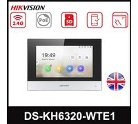 Hikvision DS-KH6320-WTE1 PoE WiFi 7" Touch Screen Video Intercom Indoor Station