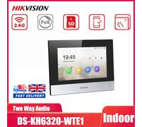 HIKVISION DS-KH6320-WTE1 Intercom 7'' WiFi PoE Video Indoor Station Touchscreen