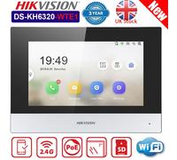 Hikvision DS-KH6320-WTE1-W Video Intercom IP Indoor Station 7" Touch Screen NEW