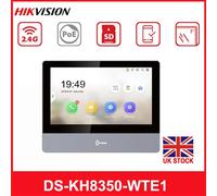 Hikvision DS-KH8350-WTE1 7" Touchscreen IP Video Intercom Indoor Station Monitor