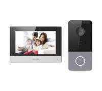 HIKVISION DS-KIS603-P (B) (IP VDP KIT) - WiFi Solution 7-inch colorful touch screen with resolution 1024 ? 600