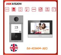 Hikvision DS-KIS604-S(C) 7 Inch IP Video Intercom Kit Video Doorbell Door System