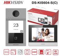 Hikvision DS-KIS604-S(C) 7" TFT Screen PoE 1080P WiFi App IP Video Intercom WDR