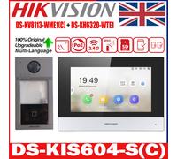 Hikvision DS-KIS604-S(C) IP Video Intercom kit PoE WiFi 16GB Card Two Way Audio