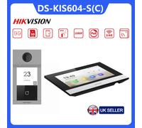 Hikvision DS-KIS604-S(C) Wireless Video Doorbell Intercom KIT 7" Touch Monitor