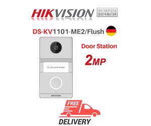 Hikvision DS-KV1101-ME2/Flush Metal Vandal-proof 2-Wire Analog Door Station