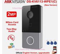 Hikvision DS-KV6113-WPE1(C) Door Station 2MP IP Video Intercom Doorbell PoE WiFi