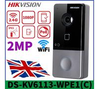 Hikvision DS-KV6113-WPE1(C) Door Station 2MP PoE WiFi IP Video Intercom Doorbell