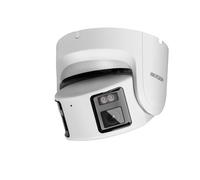 UK Hikvision DS-2CD2387G2P-LSU/SL 8MP Black 180° Panoramic PoE Camera 2-Way Talk
