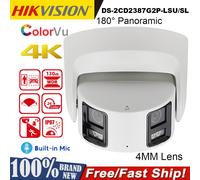 Hikvision Dual light ColorVu 180° Panoramic 8MP IP Camera DS-2CD2387G2P-LSU/SL