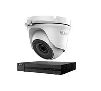 Hikvision Hilook CCTV System Home Security Kit 2mp Turret Camera fixed lens 1080p Full HD 20m Ir Compatible With TVI/AHD/CVI/CVBS 4ch DVR - THC-T120-MC - 204-F1 (NO HDD, 1x Cameras)