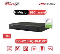 Hikvision iDS-7216HQHI-M1/XT 16-Channel AcuSense DVR AI Human Vehicle Detection