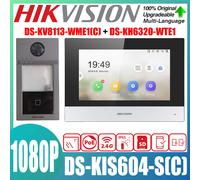 Hikvision IP Video Intercom Kit DS-KV8113-WME1(C) + DS-KH6320-WTE1 PoE WiFi APP