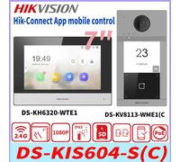 Hikvision IP Video Intercom Kit PoE WiFi App DS-KV8113-WME1(C) DS-KH6320-WTE
