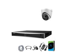 HIKVISION NVR UHD 8MP 4K UKVISION POE IP Night Vision 2-Way Audio System Kit