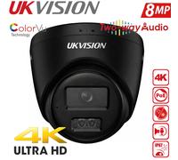 Hikvision OEM 8MP 4K CCTV IP POE Network Security Camera ColorVu 2-Way Audio UK