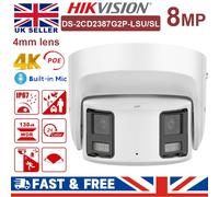 Hikvision OEM DS-2CD2387G2P-LSU/SL ColorVu Dual light Panoramic 4K 8MP IP Camera