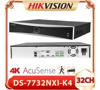 Hikvision Original 32CH AcuSense 4K NVR 4SATA Network Recorder DS-7732NXI-K4 VCA