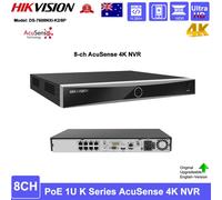 Hikvision Original 4K 8CH Channel AcuSense NVR Network Recorder DS-7608NXI-K2/8P