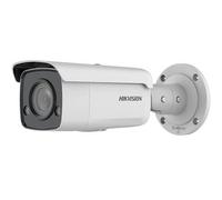 Hikvision - Outdoor PoE IP Camera Bullet 4K Ultra HD Professional 4mm ColorVu Hikvision AcuSense White Led Deep Learning - DS-2CD2T87G2-L(4mm)
