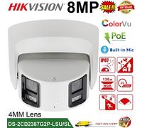 Hikvision Panoramic ColorVu 180° 8MP IP Camera DS-2CD2387G2P-LSU/SL Dual lens UK