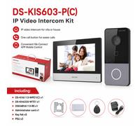 Hikvision PoE WiFi Outdoor IP Video Intercom Kit System Villa House